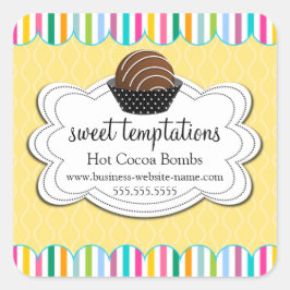 ホットココアチョコレート爆弾 スクエアシール