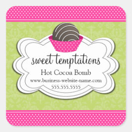 ホットココアチョコレート爆弾 スクエアシール