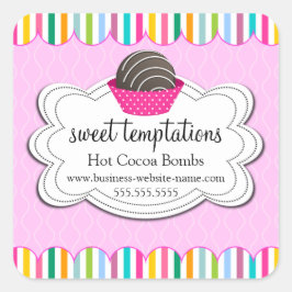 ホットココアチョコレート爆弾 スクエアシール