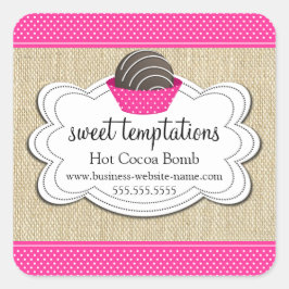 ホットココアチョコレート爆弾 スクエアシール