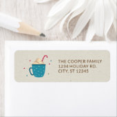 ホットココアホットウィッシュ住所 シール (インサイチュ)