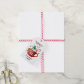 ホットココアマグ ホリデーギフト クリスマス ギフトタグ (より糸付き)