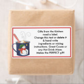 ホットココアミックスラベルキッチンギフトラベル ラベル (インサイチュ)