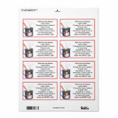 ホットココアミックスラベルキッチンギフトラベル ラベル (フルシート)