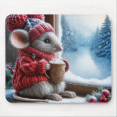 ホットココア付きクリスマスマウス マウスパッド (正面)