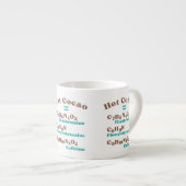 ホットココア分子 エスプレッソカップ (正面右)