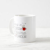 ホットココア及びクリスマス応援 コーヒーマグカップ (正面左)