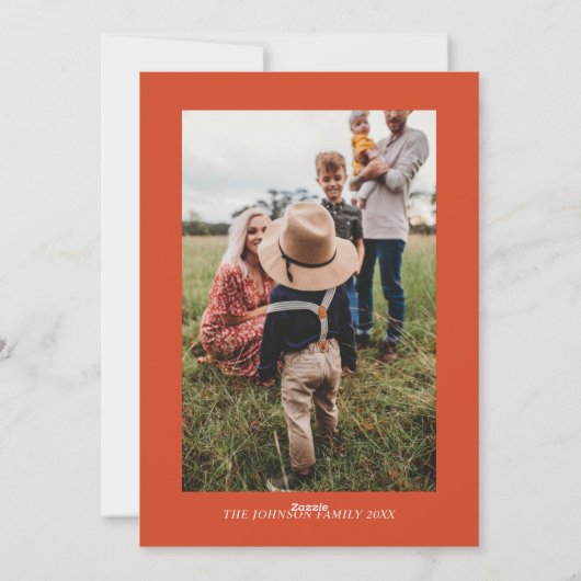 ホットココア図解入りの、写真付きのメリークリスマス シーズンカード (裏面)