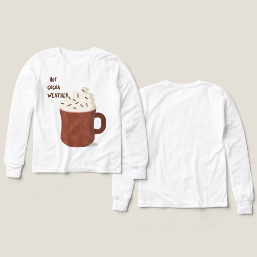 ホットココア天気 (デザイン 正面＆背面)