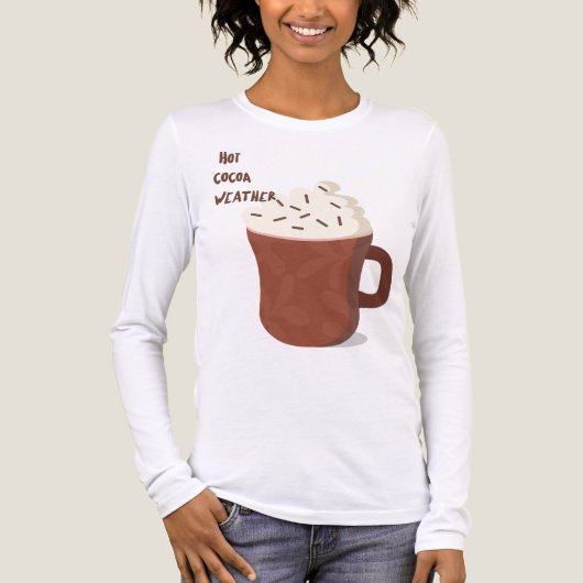 ホットココア天気 トライブレンドＴシャツ (正面)