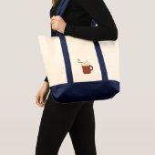 ホットココア天気 トートバッグ (正面(商品))