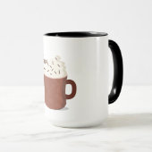 ホットココア天気 マグカップ (正面右)