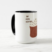 ホットココア天気 マグカップ (正面左)