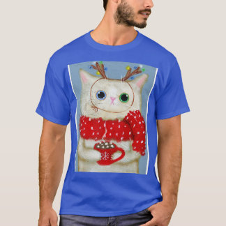 ホットココア子猫 Tシャツ