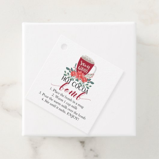 ホットココア爆弾クリスマスディレクション広場 フェイバータグ (インサイチュ)