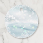 ホットココア爆弾スイーツとベビー外は寒い フェイバータグ (裏面)