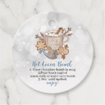 ホットココア爆弾スイーツとベビー外は寒い