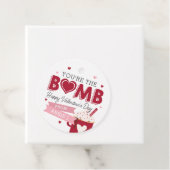 ホットココア爆弾教室バレンタインデーラベル フェイバータグ (インサイチュ)