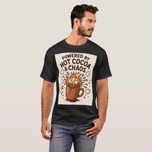 ホットココア・カオス・ブラスト Tシャツ (正面フル)