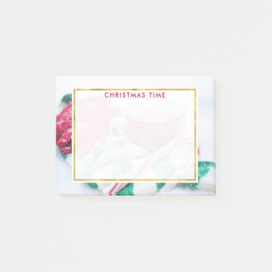 ホットココア キャンディーケーン スカーフ&ミッツのクリスマス ポストイット