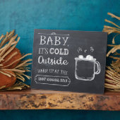 ホットココア バー サイン フォトプラーク (側面)