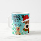 ホットココア メリークリスマス コーヒーマグ コーヒーマグカップ (正面左)