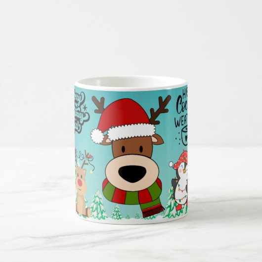 ホットココア メリークリスマス コーヒーマグ コーヒーマグカップ (中央)