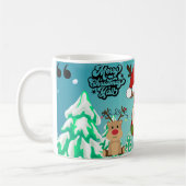 ホットココア メリークリスマス コーヒーマグ コーヒーマグカップ (左)