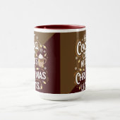 ホットココア&居心地の良い夜。 マグカップ (中央)