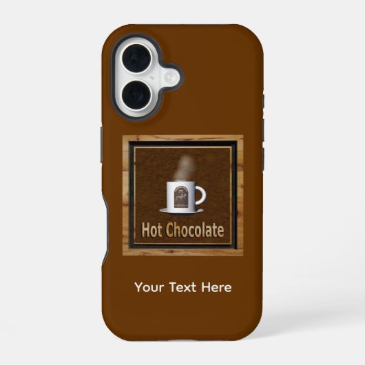 ホットココア iPhone 16ケース (裏面)