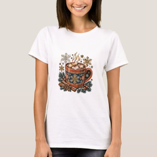 ホットココア Tシャツ (正面)