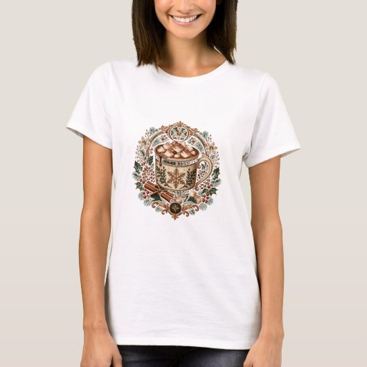 ホットココア Tシャツ (正面)