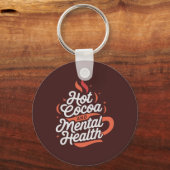 ホットコパーソナライズされたコアとメンタルヘルス キーホルダー (正面)