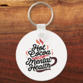 ホットコパーソナライズされたコアとメンタルヘルス キーホルダー (正面)