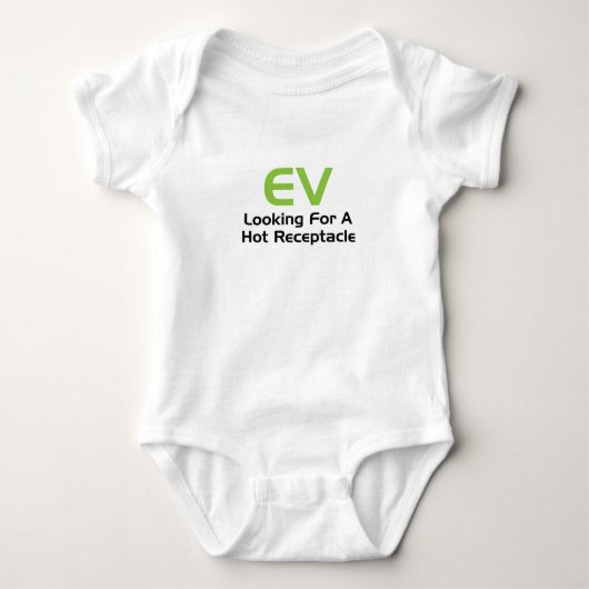ホットコンセントを探しているEV Tシャツ (正面)