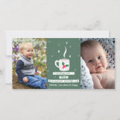 ホットコージークリスマスコアカスタム2写真ホリデー シーズンカード (正面)