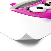 ホットコーヒーとドーナツのポスター ポスター (角)