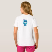 ホットコーヒーのトレンドデザイン Tシャツ (裏面フル)