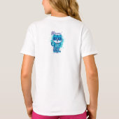 ホットコーヒーのトレンドデザイン Tシャツ (裏面)