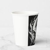 ホットコーヒーカップのミックスは、バルクの一致または順序 紙コップ (右)