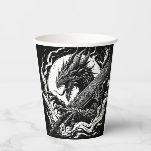 ホットコーヒーカップのミックスは、バルクの一致または順序 紙コップ (正面)