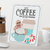 ホットコーヒーバー台座標識 台座サイン (インサイチュ)