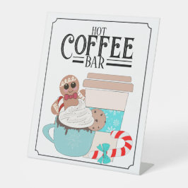 ホットコーヒーバー台座標識 台座サイン