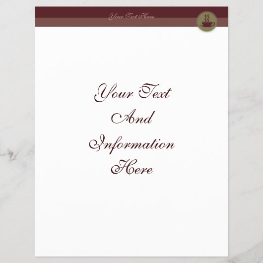 ホットコーヒーフライヤー チラシ (正面)