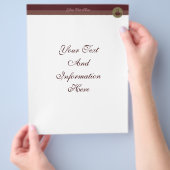 ホットコーヒーフライヤー チラシ (手)