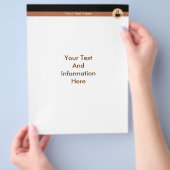 ホットコーヒーフライヤー チラシ (手)