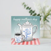 ホットコーヒーマザーズ日ホリデーカード カード (スタンド正面)