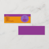 ホットコーヒー名刺 スキニー名刺 (正面/裏面)