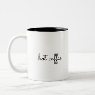 ホットコーヒー ツートーンマグカップ