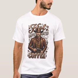ホットコーヒー レトロカウボーイTシャツ Tシャツ